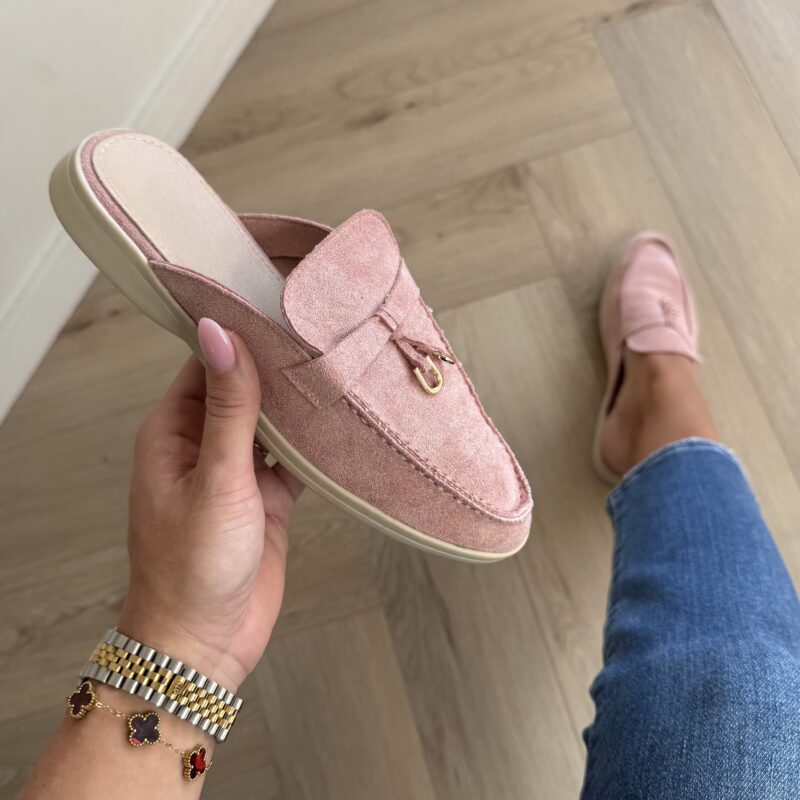 Detail inspo loafers - softpink
