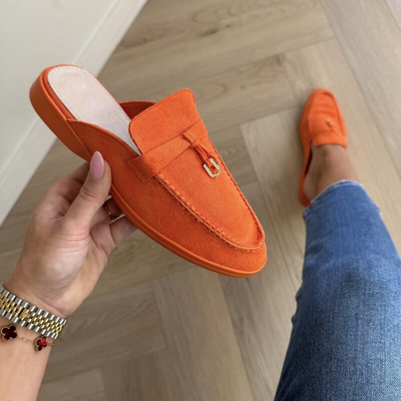 Detail inspo loafers  - orange