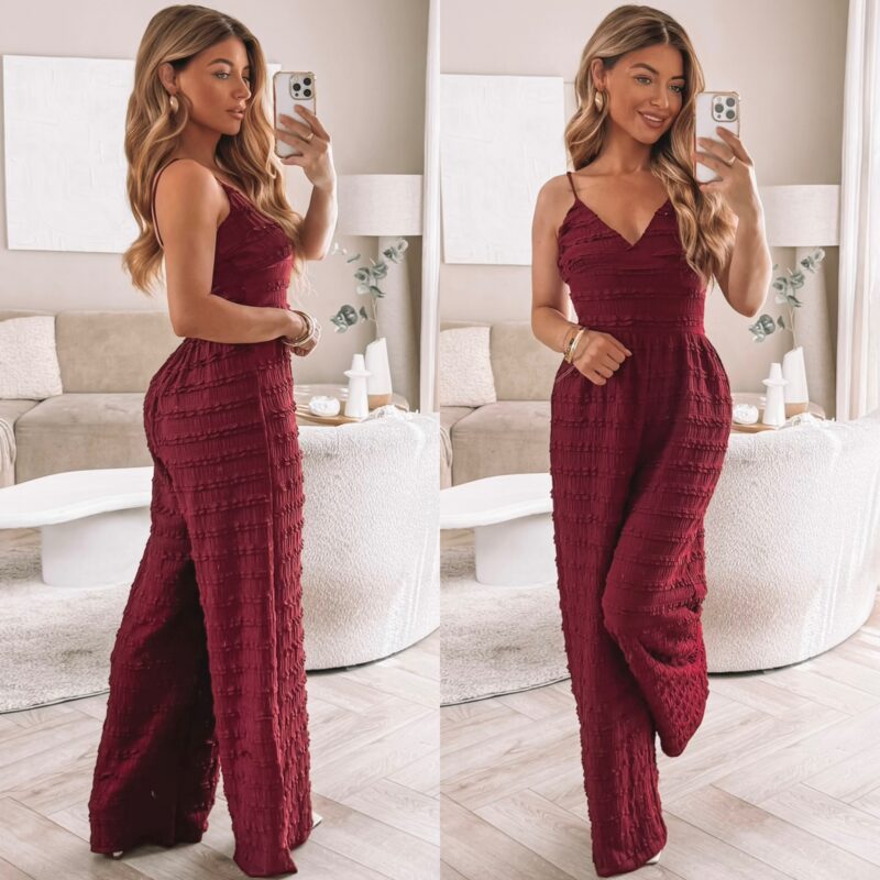 Peyton jumpsuit - Bordo