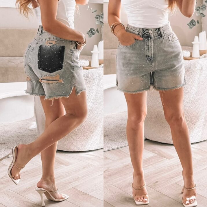 Fabluxe short diamond jeans - Vintage