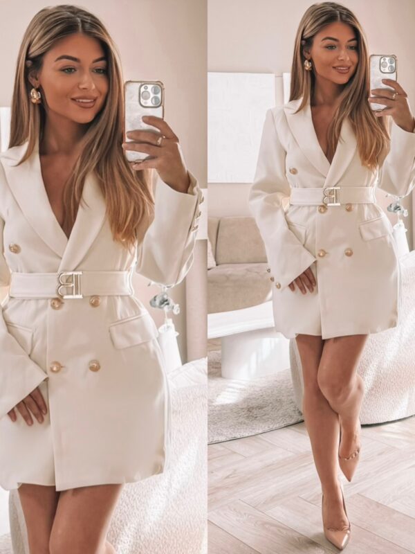Main Inspo Blazerdress - Beige