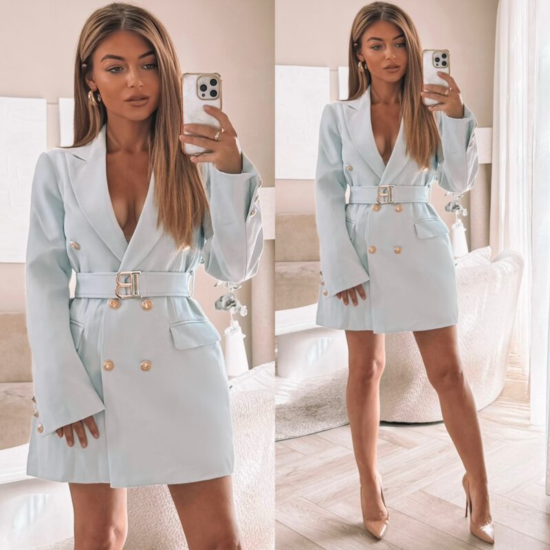 Main Inspo Blazerdress - Blue