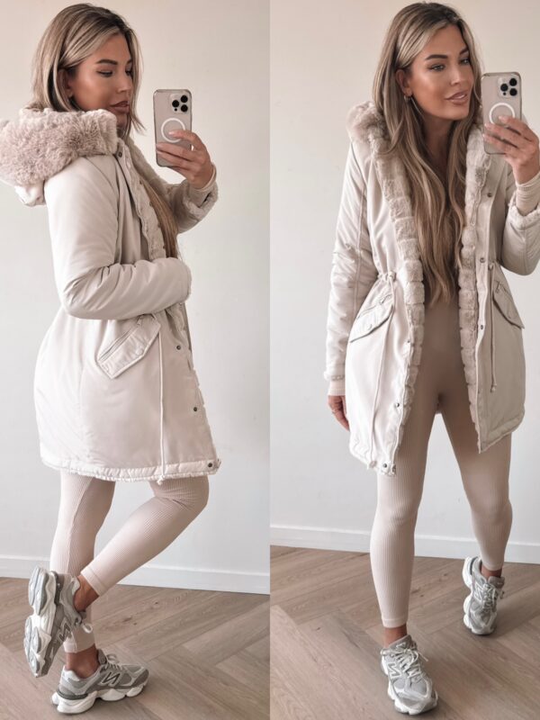Reversible Winterjacket - Beige