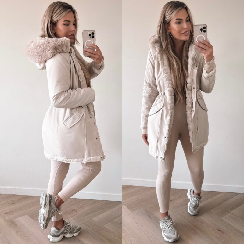 Reversible Winterjacket - Beige