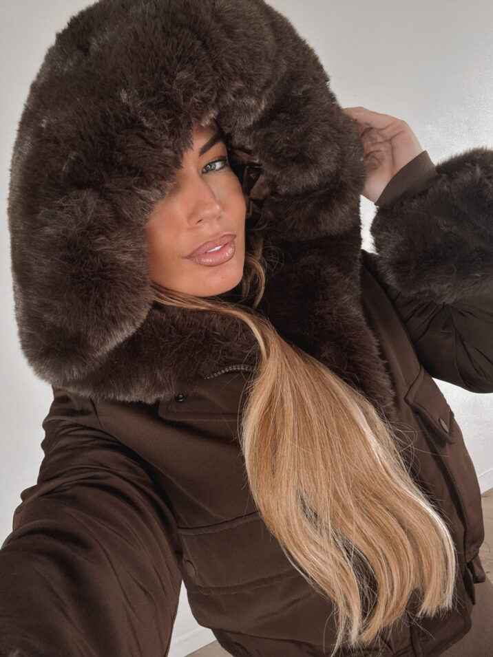 Perfect Furry Winterjacket - Choco