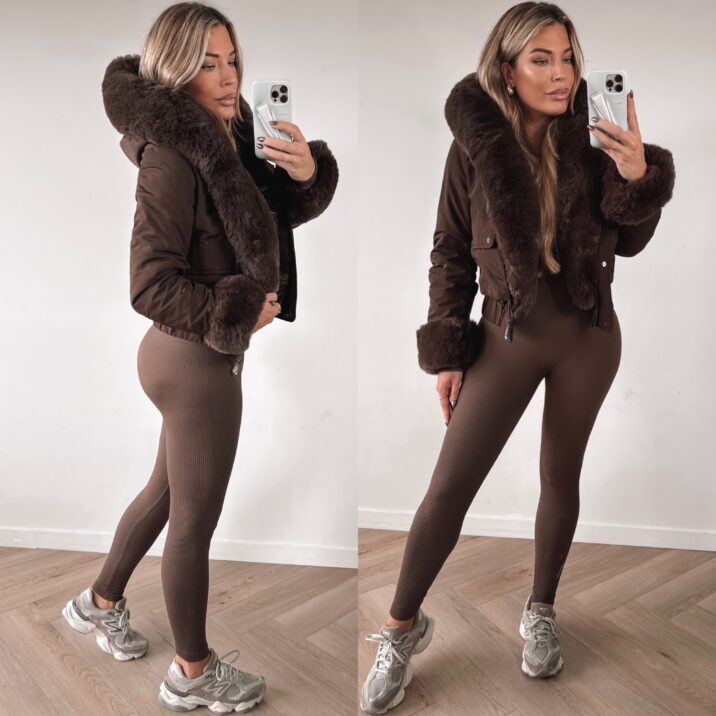 Perfect Furry Winterjacket - Choco