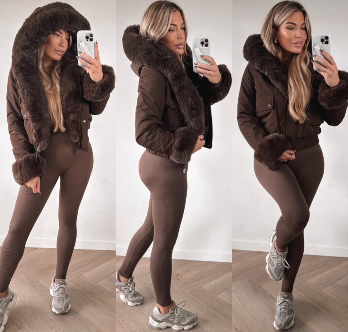 Perfect Furry Winterjacket - Choco