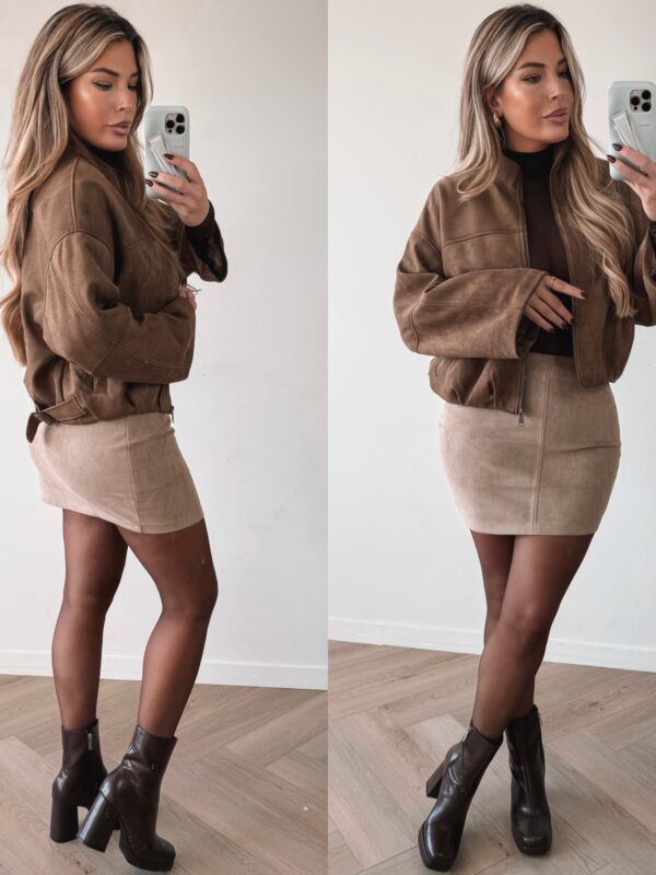 Suede Hills jacket - Camel