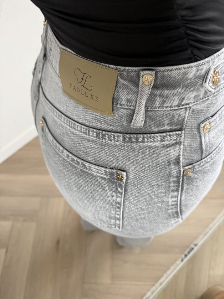 Fabluxe Ambition wide leg jeans - Grey
