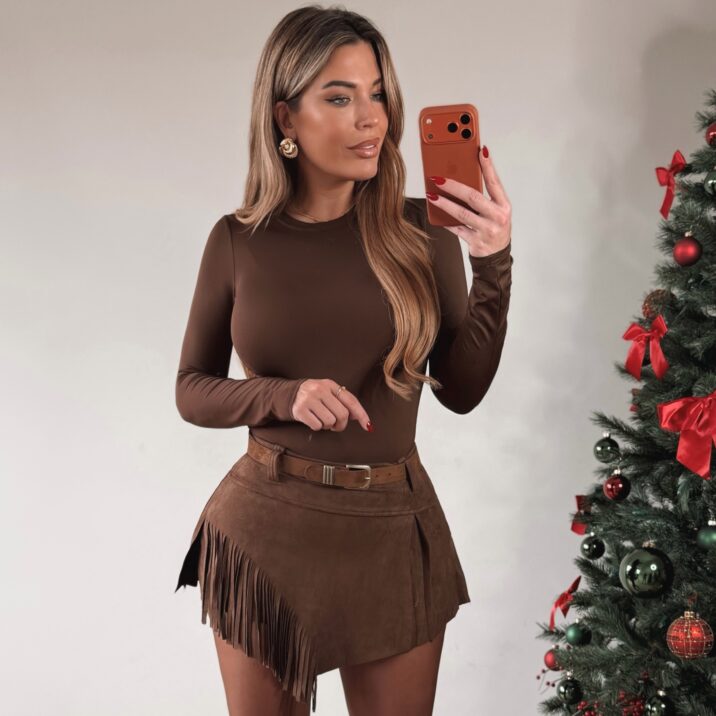 Skins long sleeve body - Choco