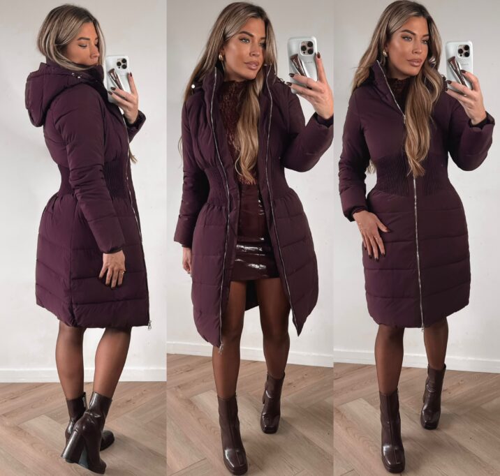 Taille Winterjacket - Aubergine