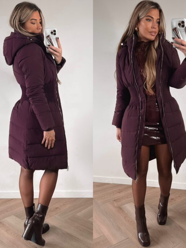 Taille Winterjacket - Aubergine