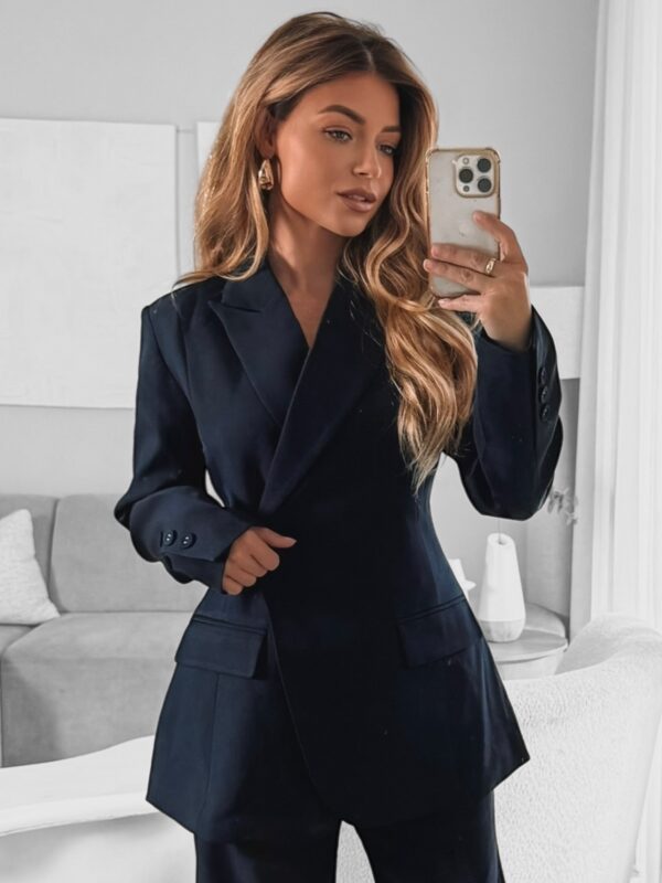 Classic Getailleerde Blazer - Blue