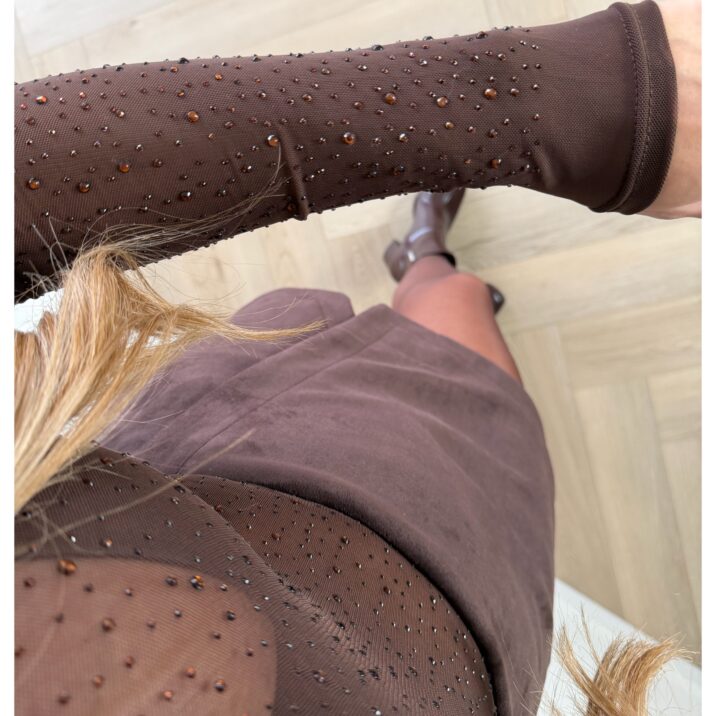 Diamond Mesh body - Choco