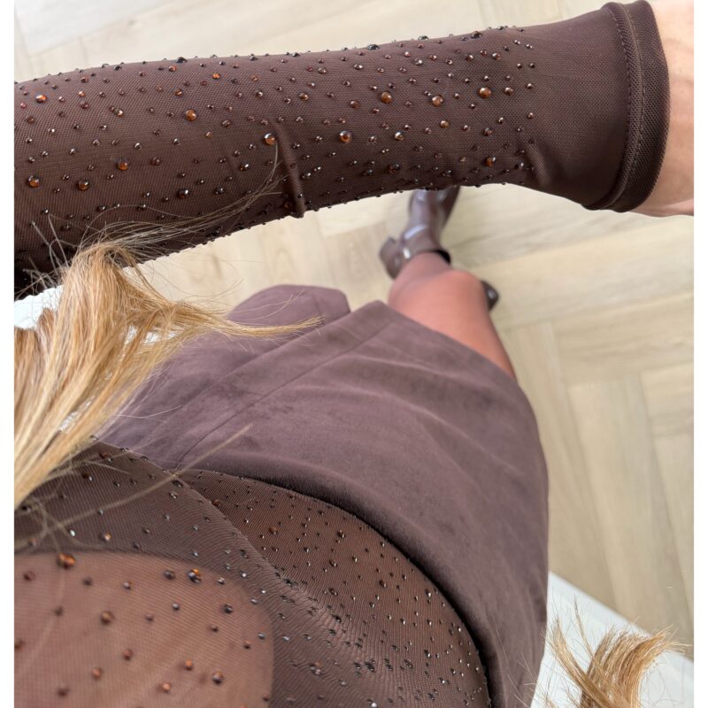 Diamond Mesh body - Choco