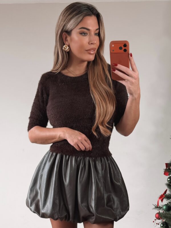 New Blair Furry sweater - Choco