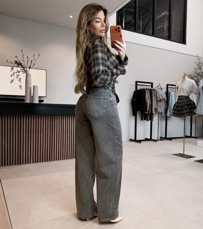 Baggy loose fit jeans - Grey