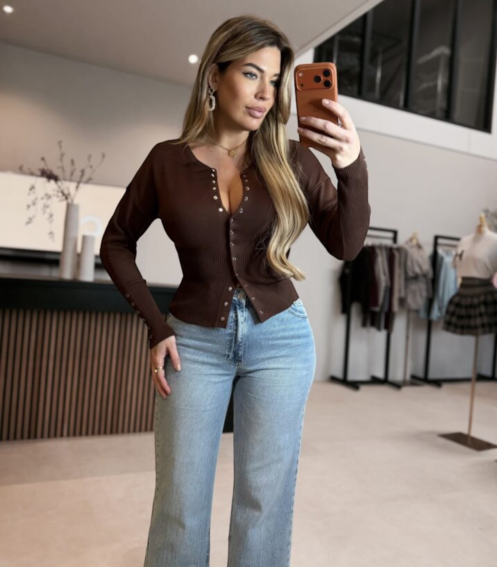 Millie Cute top - Brown