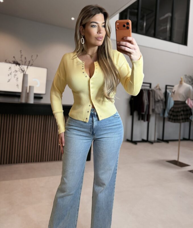 Millie Cute top - Butter yellow