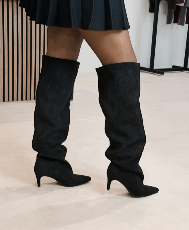 Slouch Londen heels - Black