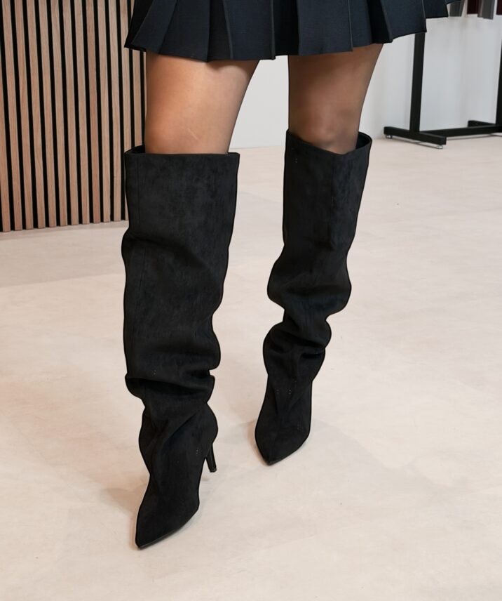 Slouch Londen heels - Black