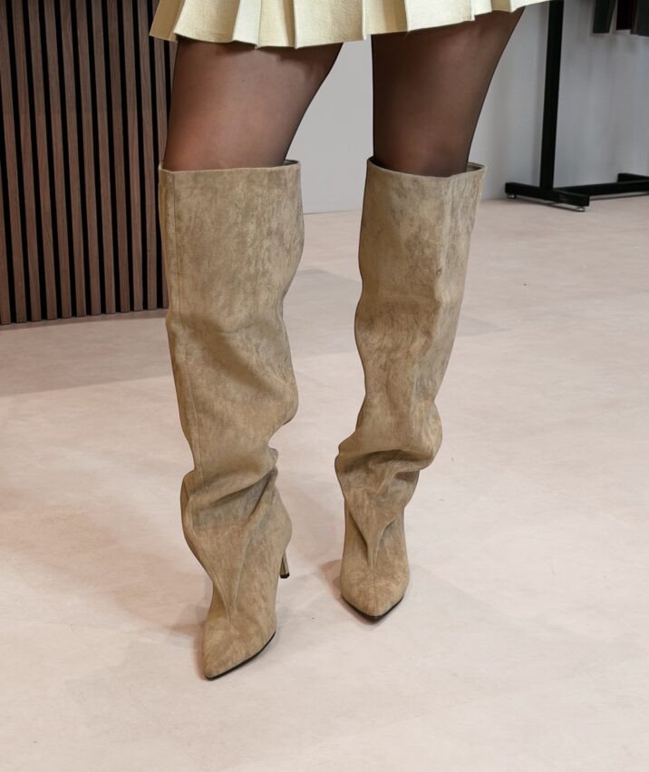 Slouch Londen heels - Beige