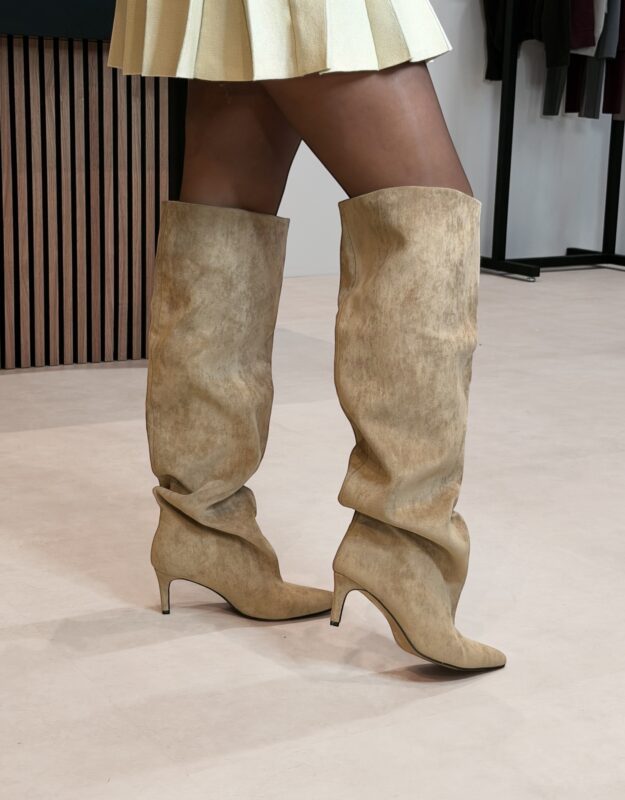 Slouch Londen heels - Beige