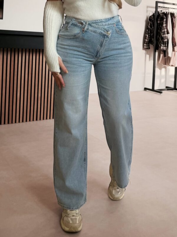 A asymmetrisch jeans - Blue
