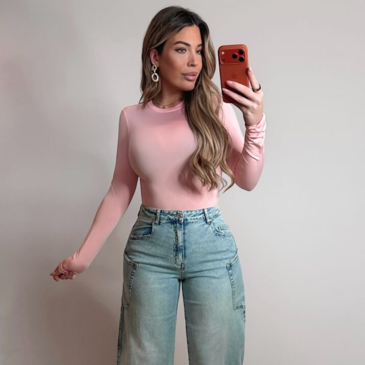 Skins long sleeve body - Pink