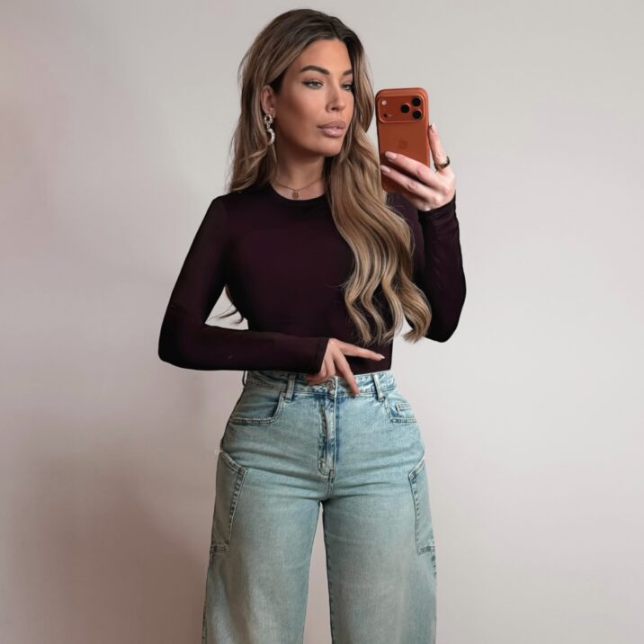 Skins long sleeve body - Aubergine