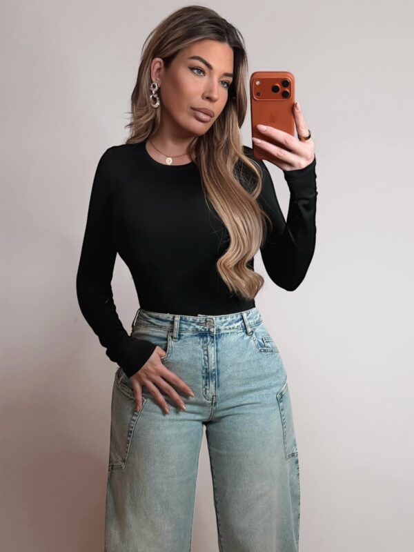 Skins long sleeve body - Black