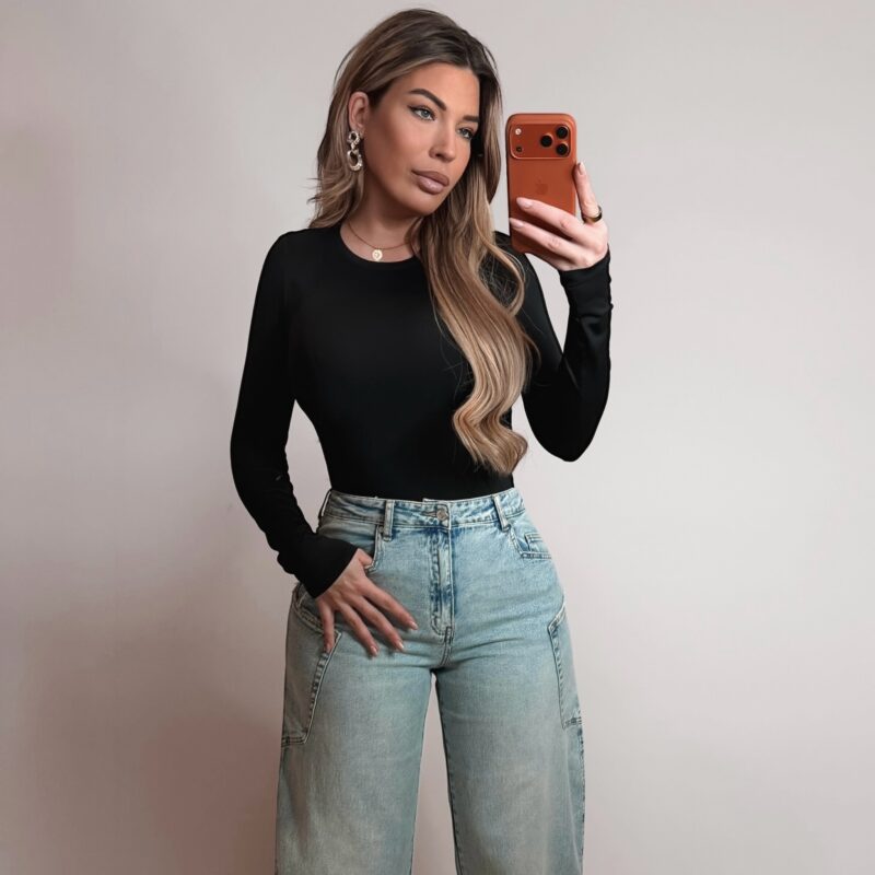 Skins long sleeve body - Black