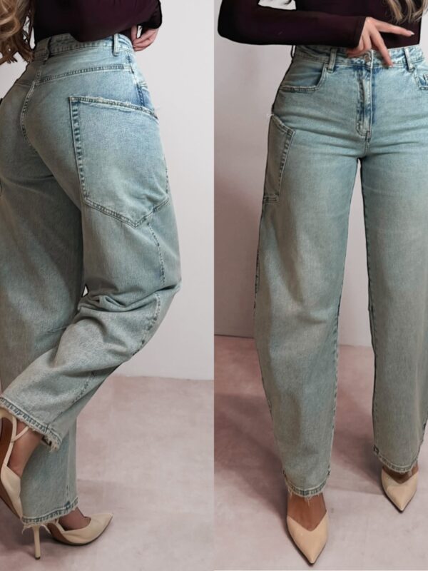 The Ballon jeans pocket side - Blue