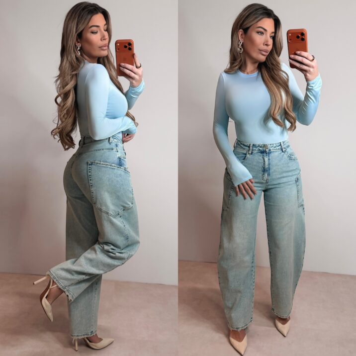 Skins long sleeve body - Babyblue