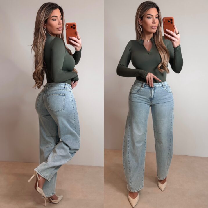 Ribbed zipp body - Green