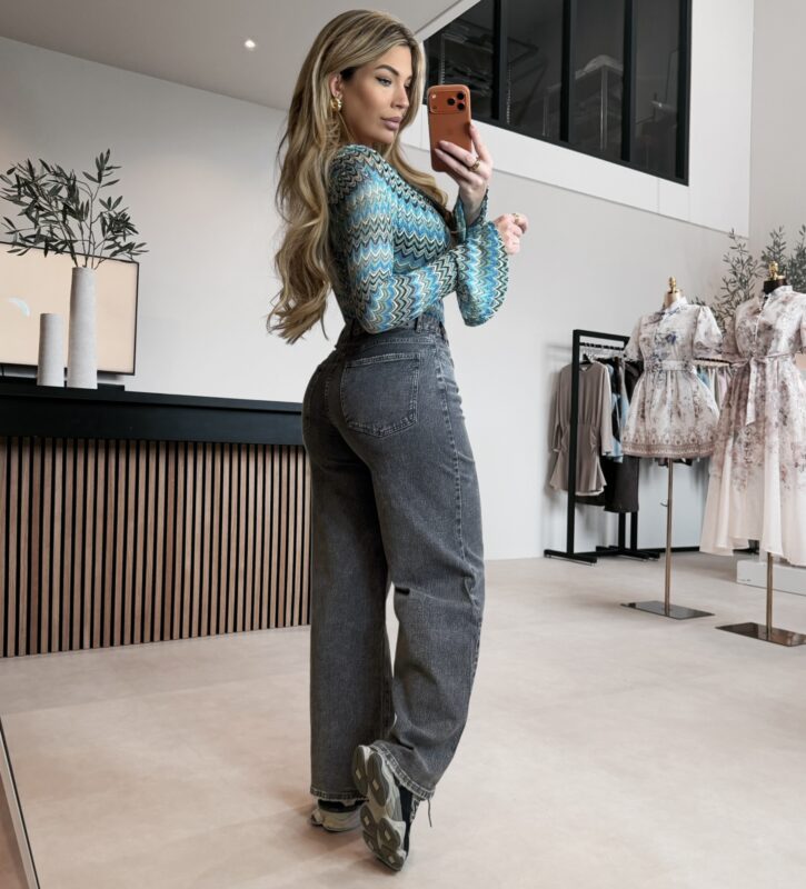 Zigzag Elize top - Blue