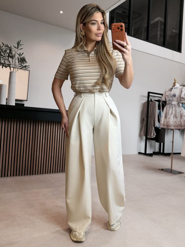 Muse wide pantalon - Beige