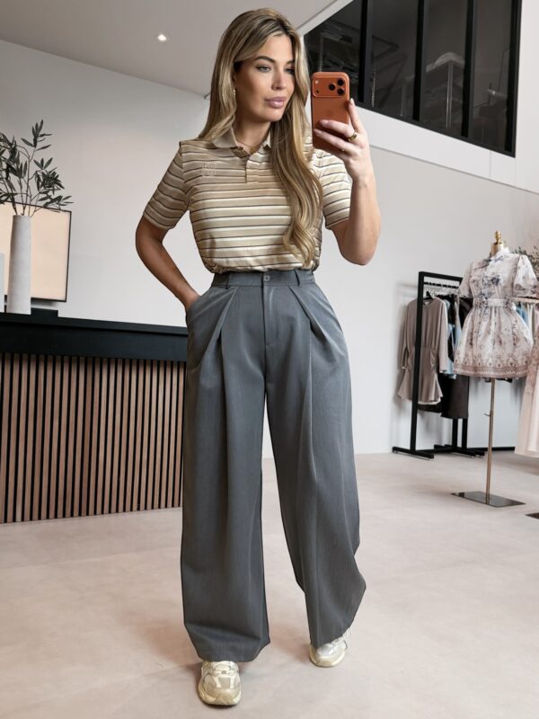 Muse wide pantalon - Grey