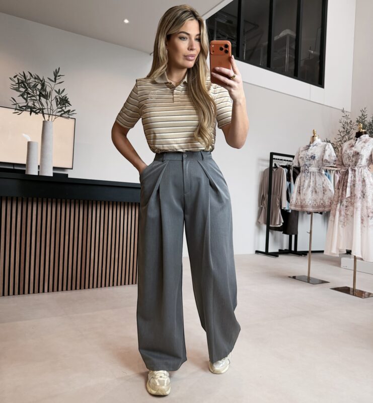 Muse wide pantalon - Grey