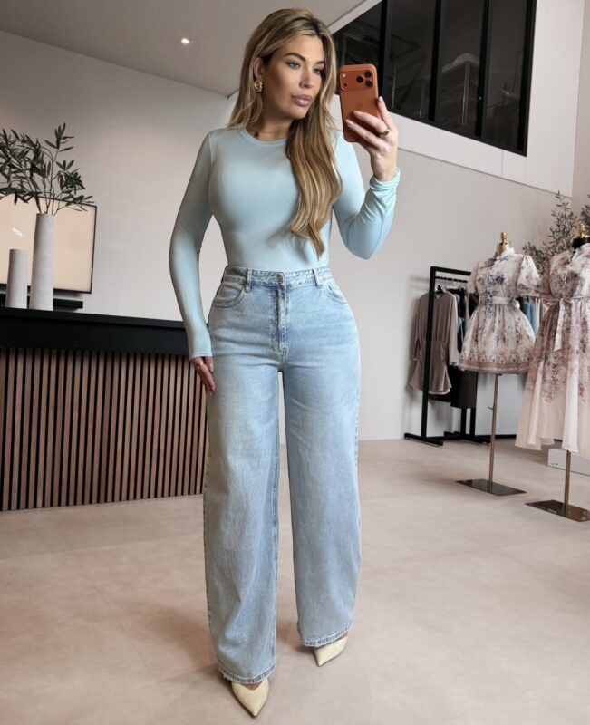 Skins long sleeve body - Babyblue