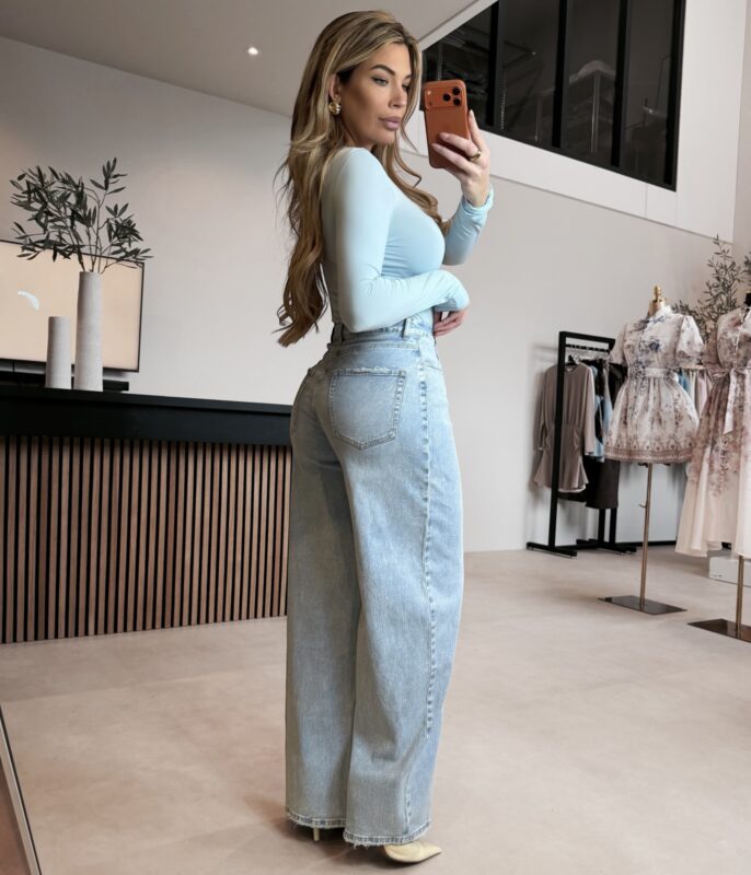 Skins long sleeve body - Babyblue