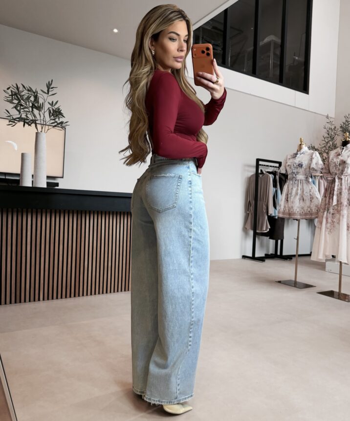 Skins long sleeve body - Bordeaux