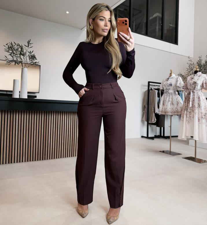 Skins long sleeve body - Aubergine