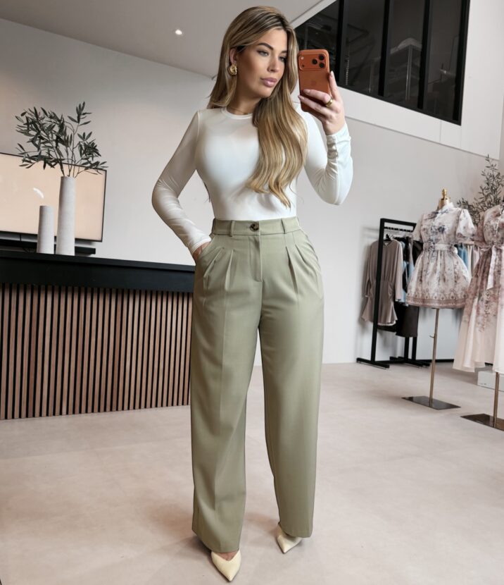 Victoria pantalon - Matcha