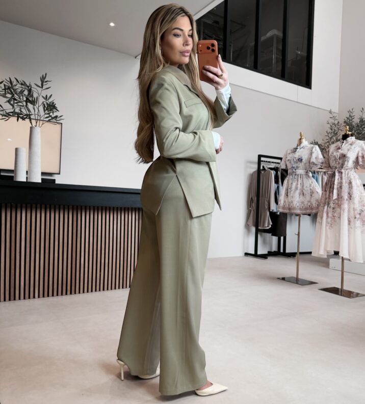 Victoria oversized blazer - Matcha