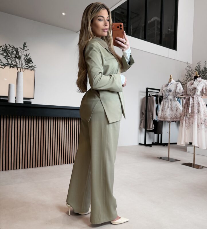 Victoria oversized blazer - Matcha