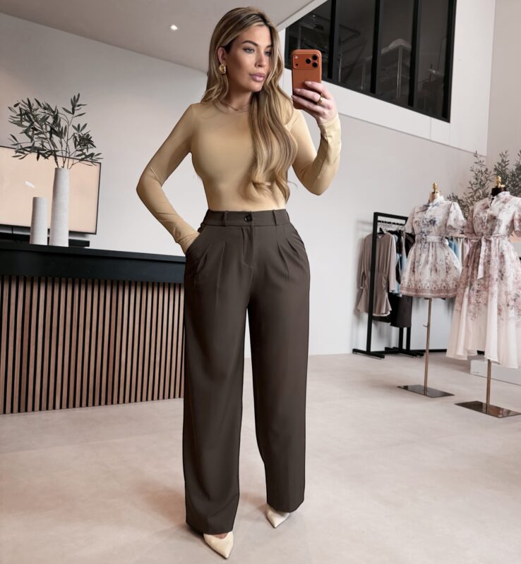 Victoria pantalon - Choco