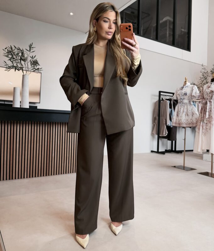 Victoria pantalon - Choco