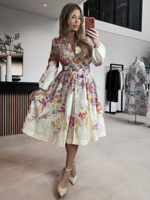 Saint-Tropez dress - Beige/Purple