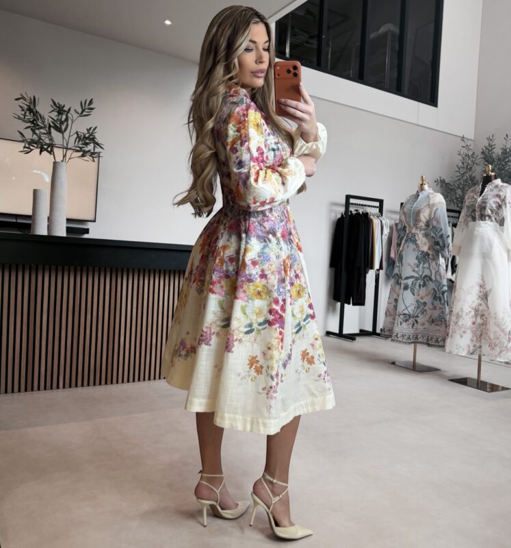 Saint-Tropez dress - Beige/Purple